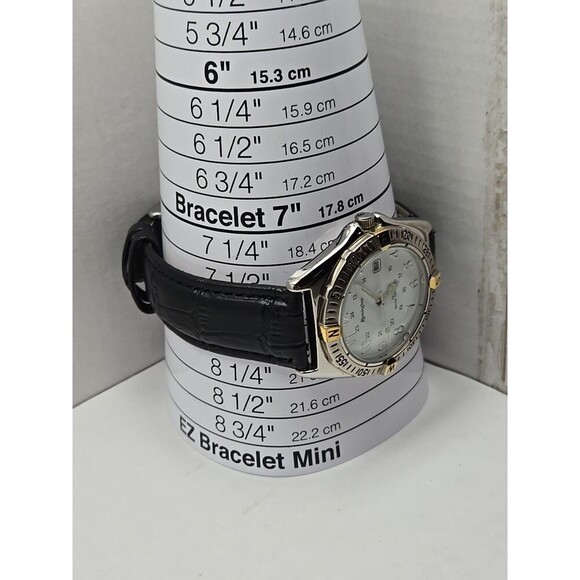 Remington 38 096 Men Quartz Compass Bezel Watch White Dial Date New Battery 3ATM - Picture 6 of 11